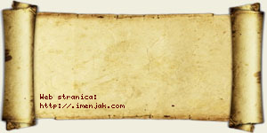 Žanka Vasiljković vizit kartica